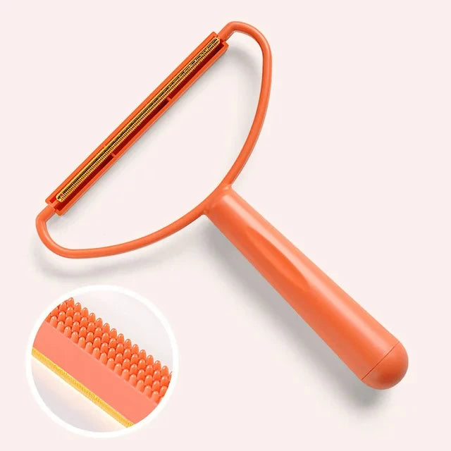 Portable Pet Hair Remover – Manual Lint Scraper & Cleaner