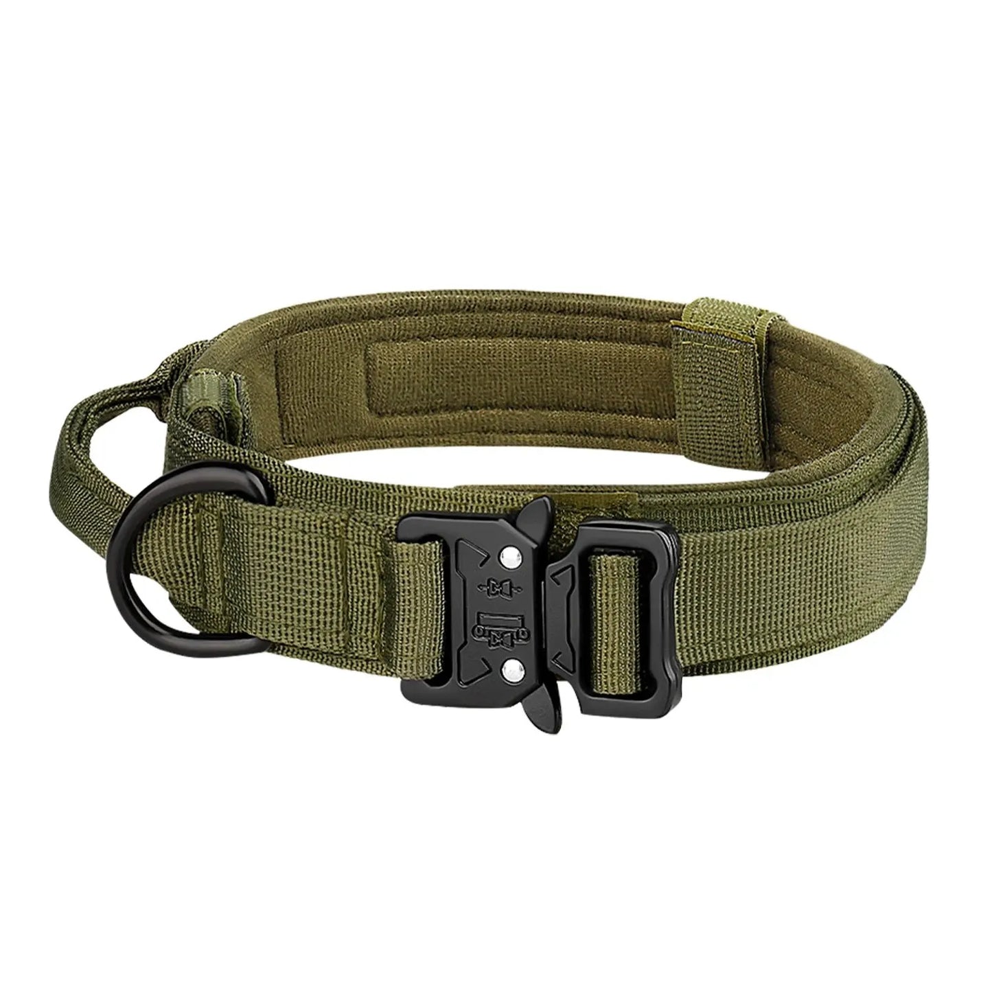 Taktisches Hundehalsband für den Außenbereich – strapazierfähiges Nylon mit Metallschnalle, atmungsaktives Design für mittelgroße und große Hunde – ideal für das Training