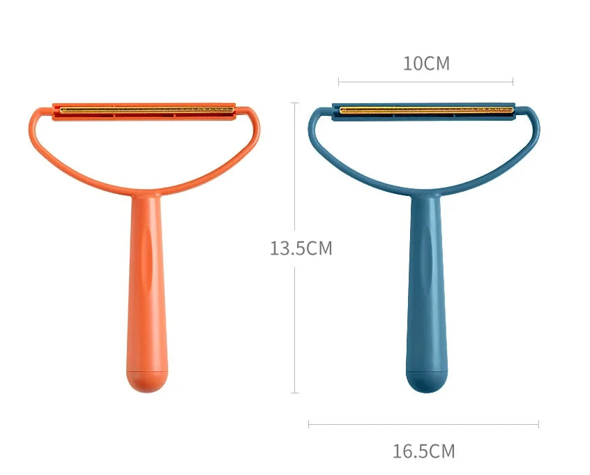 Portable Pet Hair Remover – Manual Lint Scraper & Cleaner