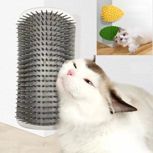 Cat Scratcher Massager – Grooming Brush & Hair Removal Comb for Cats, Kittens, and Small Dogs