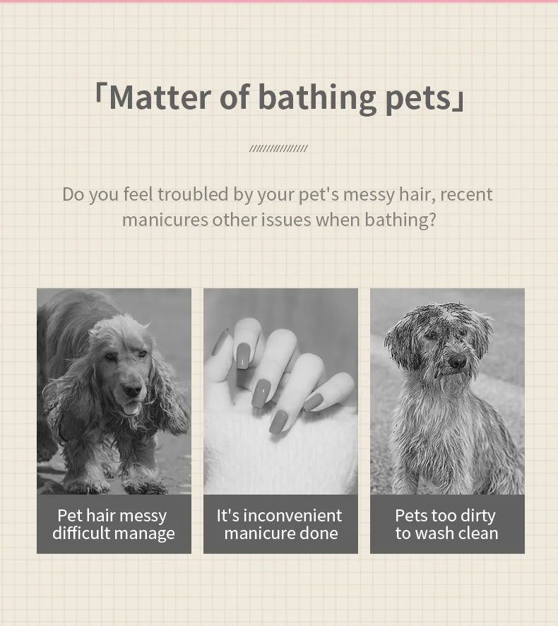 3-in-1-Sprühmassagebürste für Katzen und Hunde – Dampfspray, Haarentfernung und Badekamm