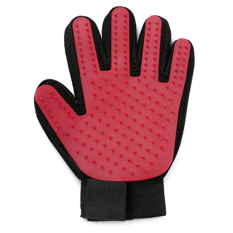 Silicone Pet Grooming Gloves – Hair Brush and Comb for Cats & Dogs, Bathing and Hair Removal Tool