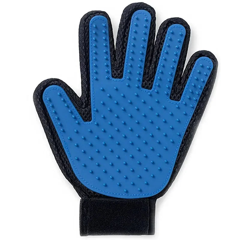 Silicone Pet Grooming Gloves – Hair Brush and Comb for Cats & Dogs, Bathing and Hair Removal Tool