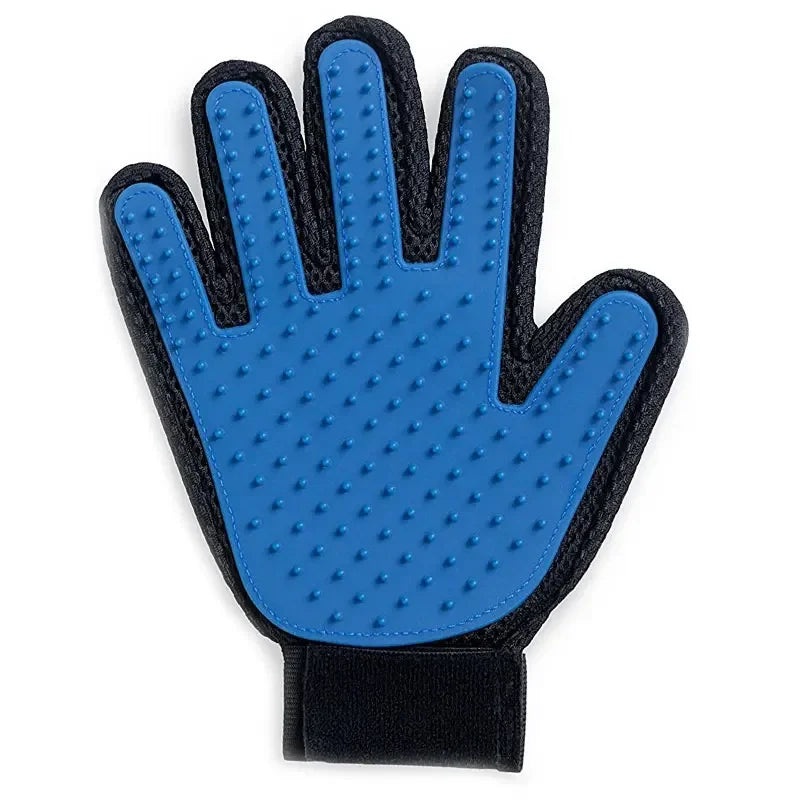 Silicone Pet Grooming Gloves – Hair Brush and Comb for Cats & Dogs, Bathing and Hair Removal Tool