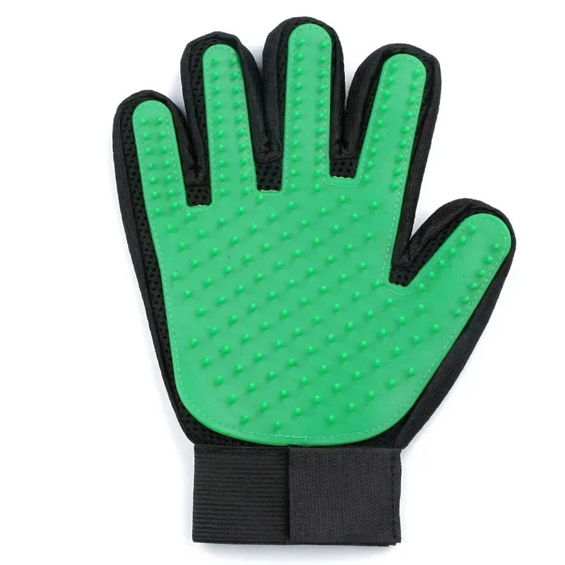 Silicone Pet Grooming Gloves – Hair Brush and Comb for Cats & Dogs, Bathing and Hair Removal Tool