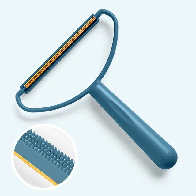 Portable Pet Hair Remover – Manual Lint Scraper & Cleaner
